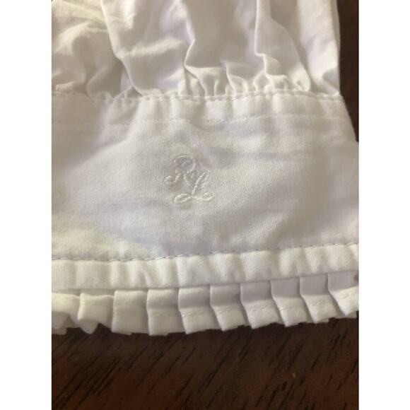 Ralph Lauren White Ruffle Blouse - Picture 4 of 8